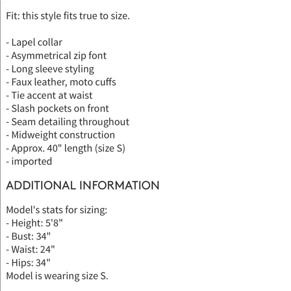 Faux Leather Trim Trench Coat 🖤 - Picture 12 of 12